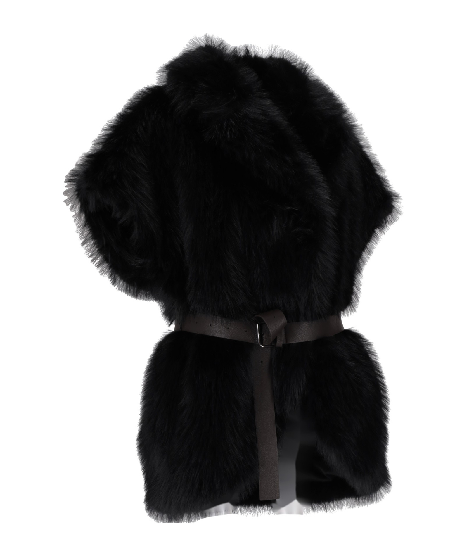 P.a.r.o.s.h Belted Gilet In Black