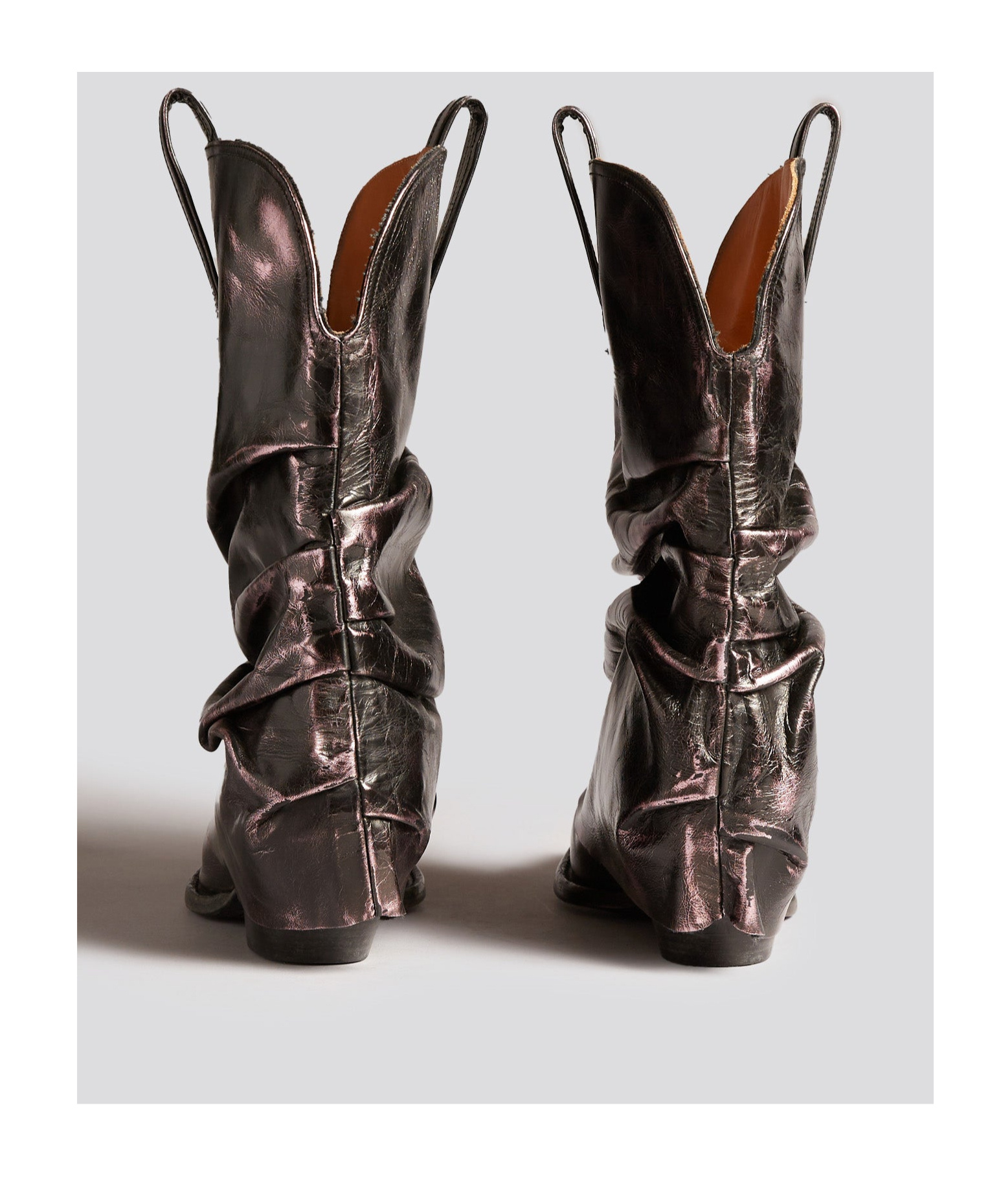 R13 Low Rider Medium Boots In Black