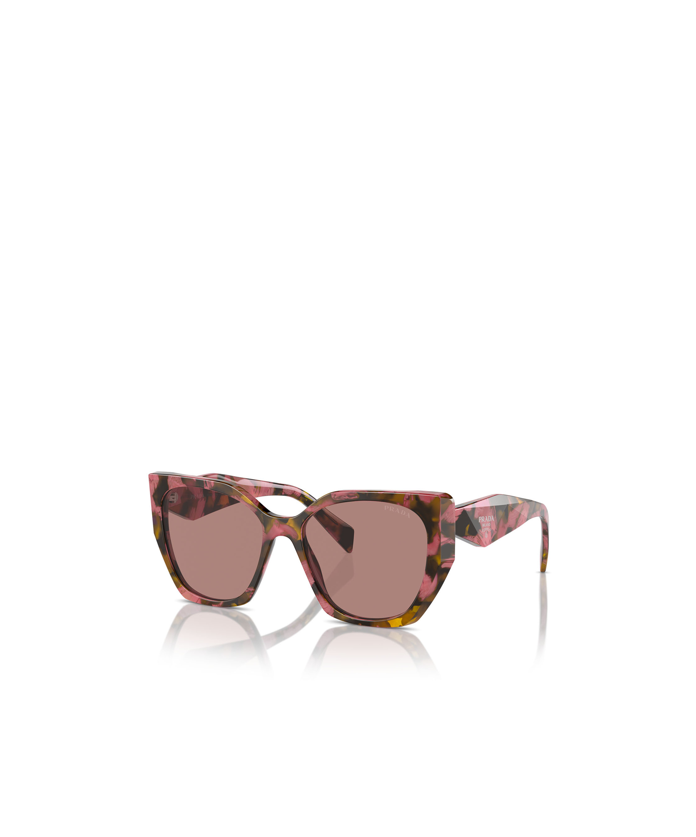 Shop Prada Eyewear Cat-eye Frame Sunglasses In Nude