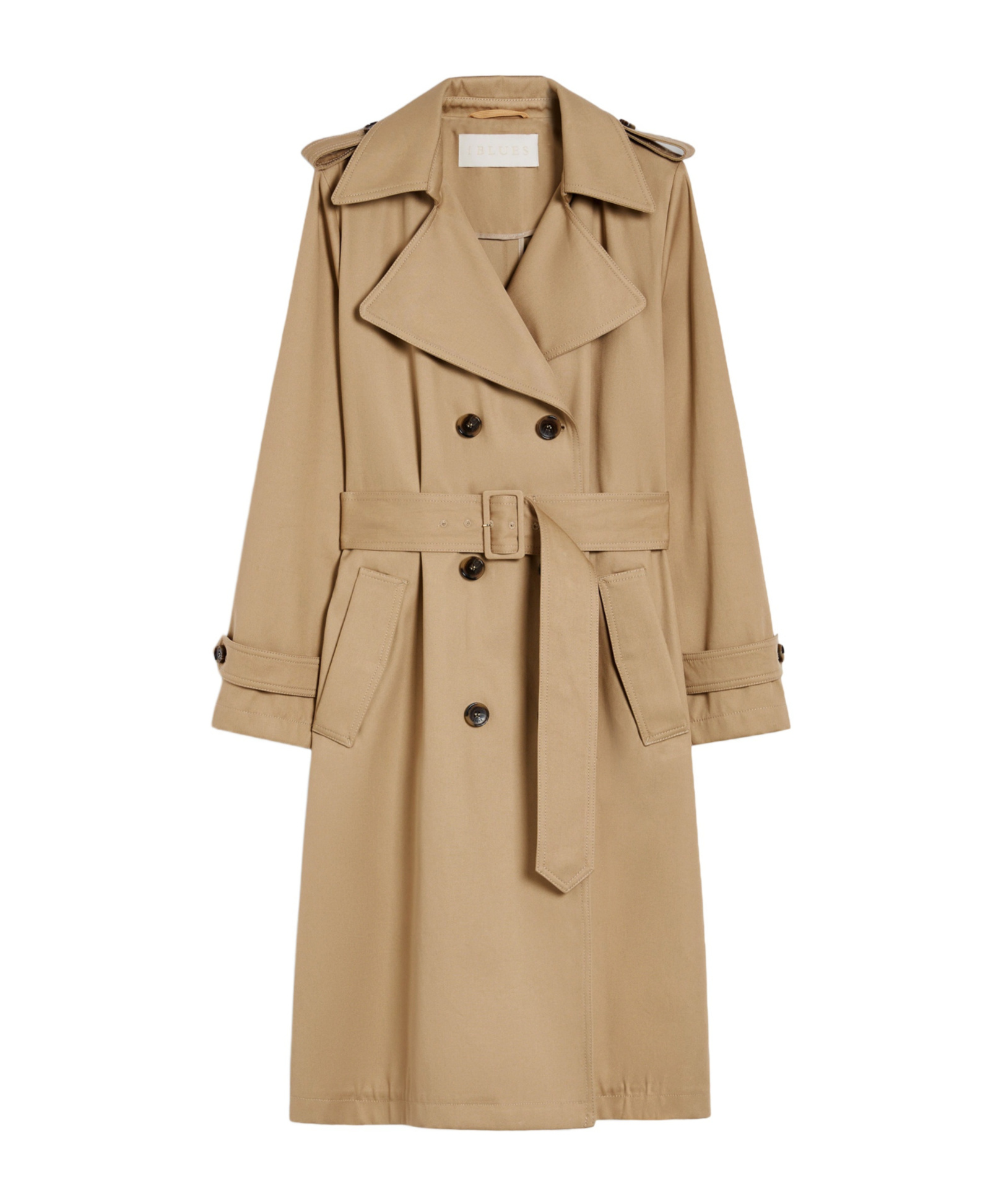 IBLUES DOUBLE-BREASTED TRENCH COAT