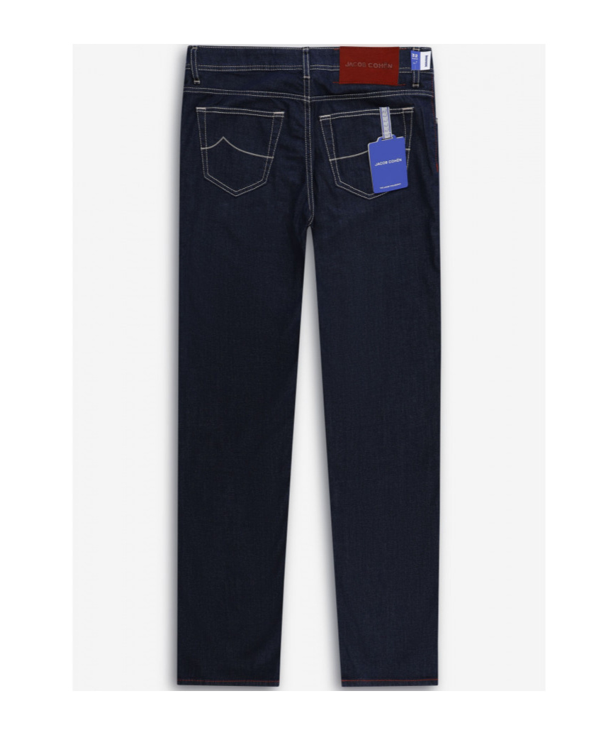 Jacob Cohen Multi-pocket Denim Trousers In Black