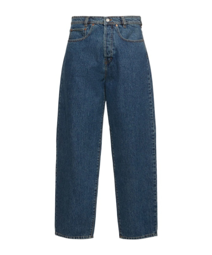 Magliano Sturdy Jeans With Belt Loops And Contrast Stitching