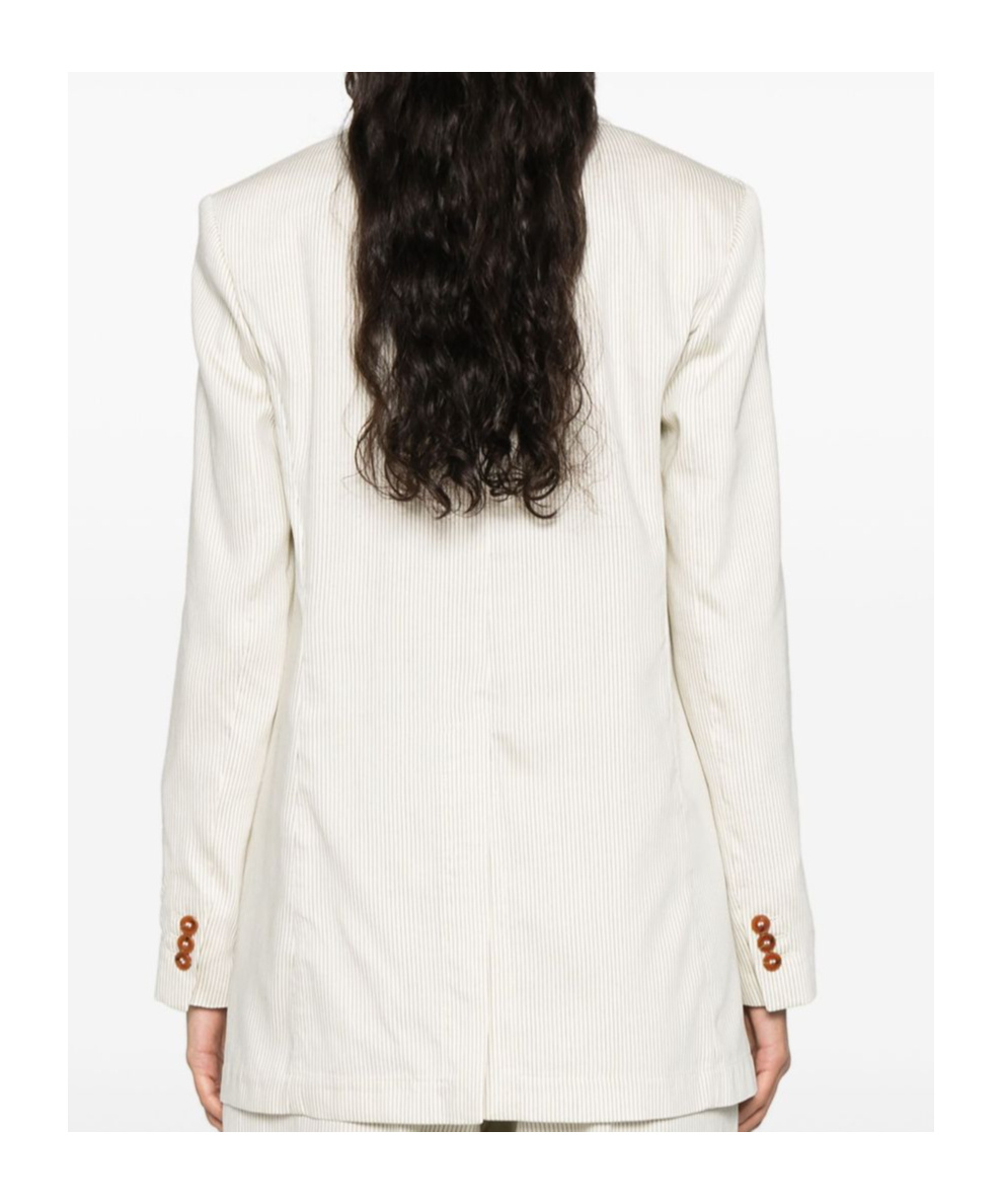 ALYSI LAPEL LONG-SLEEVED SUIT JACKET