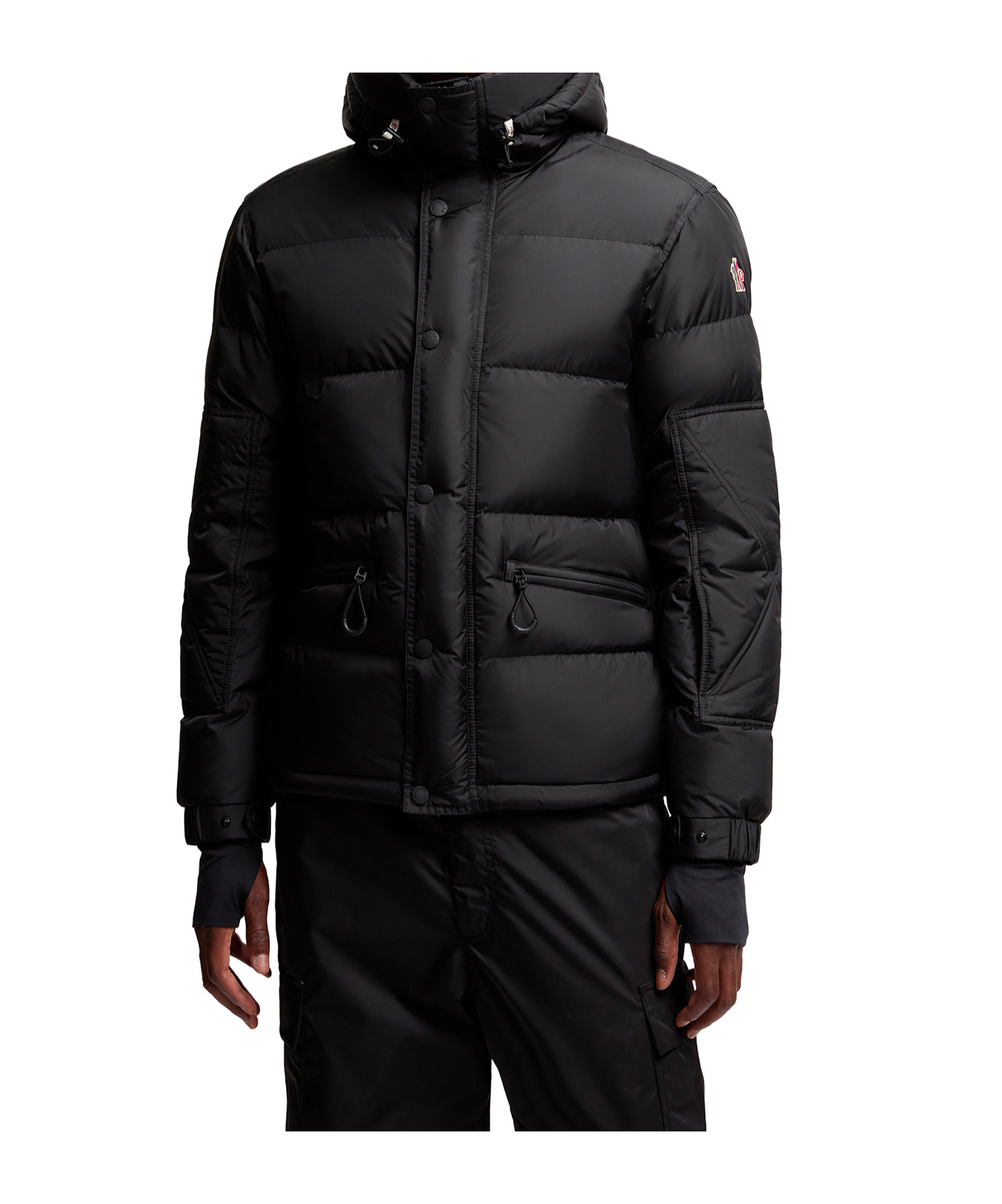 Moncler Grenoble Kasanka Hooded Down Ski Jacket Clothing In Black