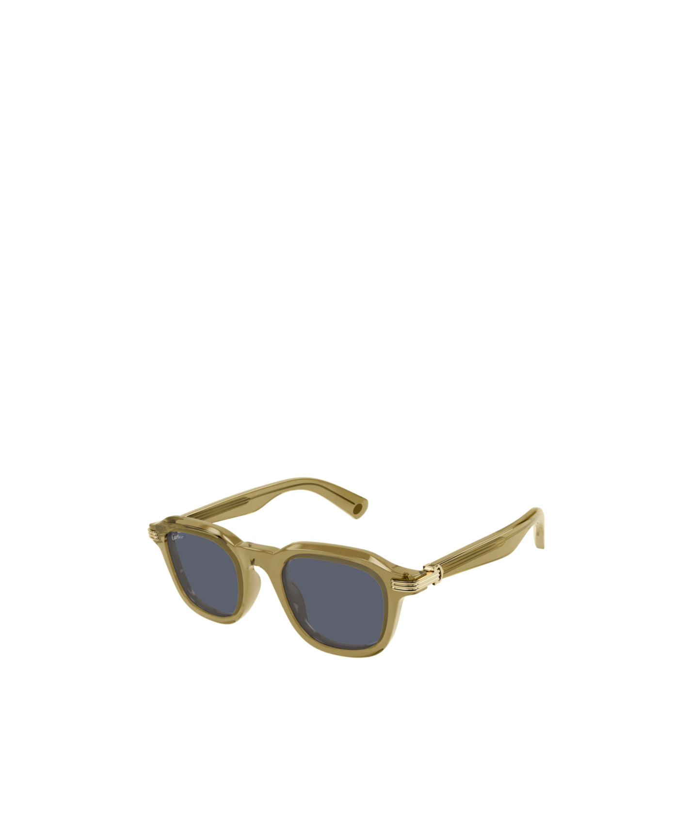 Shop Cartier Rectangular Sunglasses