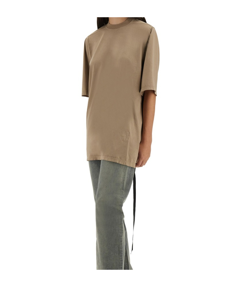 Rick Owens Drkshdw Short-sleeved T-shirt In Gray