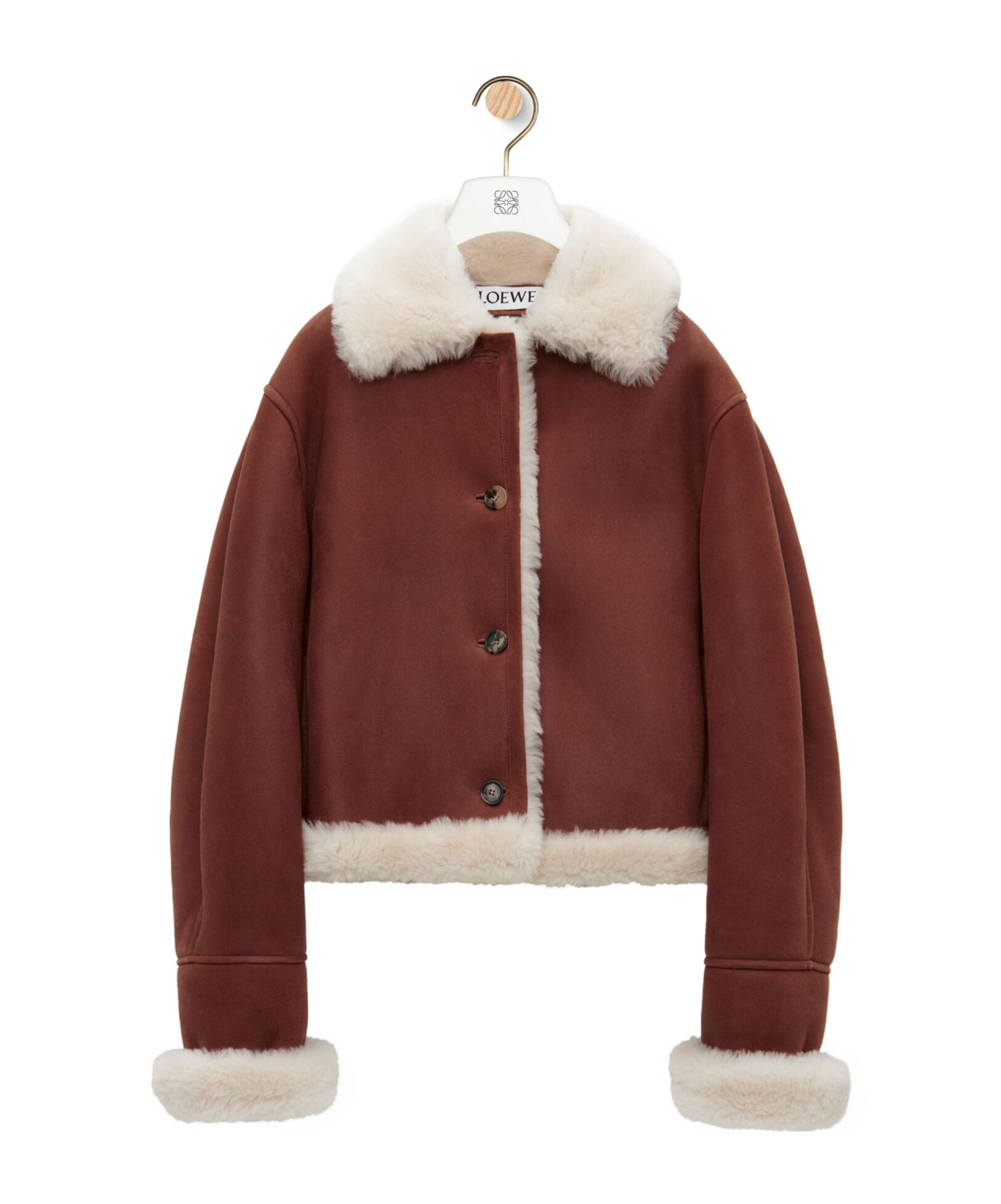 Loewe Long-sleeved Casual Jacket In Red