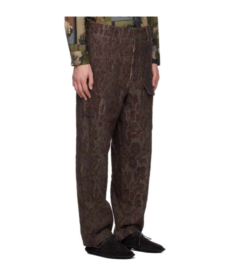Uma Wang Burgundy Paxton Pants In Brown