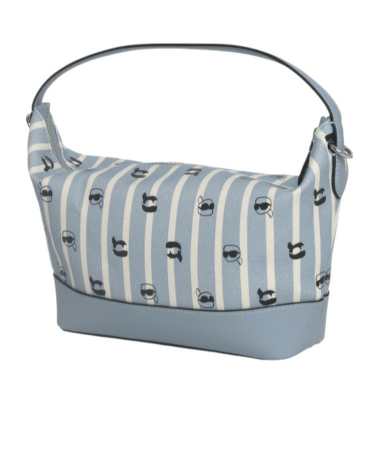 Karl Lagerfeld Ikon Cross Body Bag In Blue