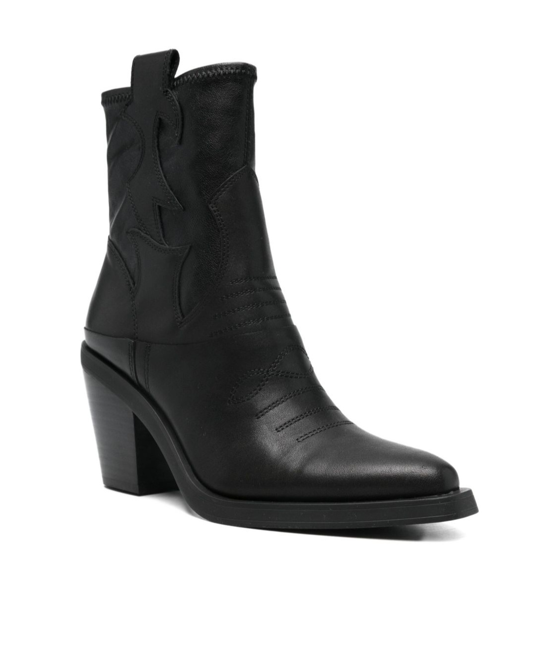 Ash 80mm Jagger Panelled Ankle Boots In Black