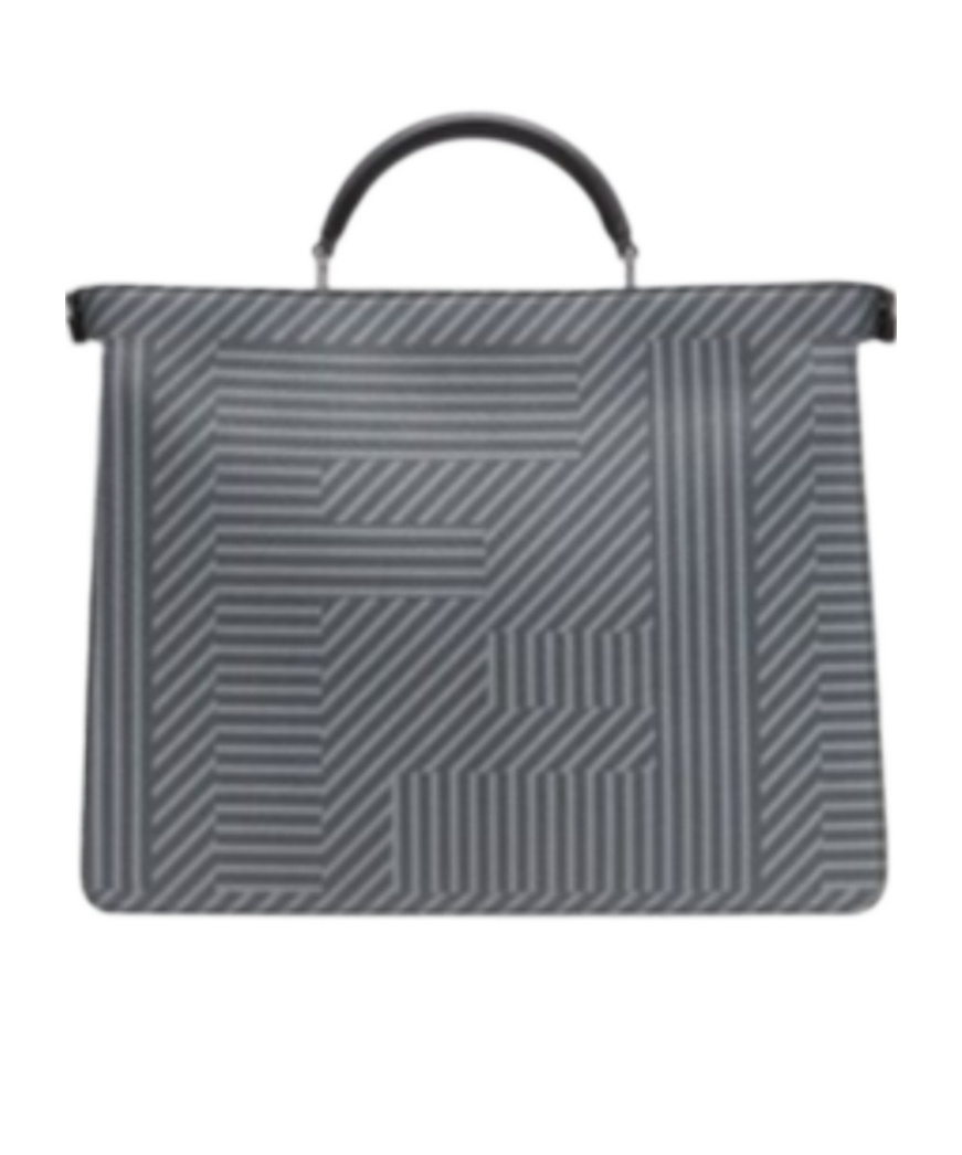 Fendi Peekaboo Iseeu Medium Tote Bag In Gray