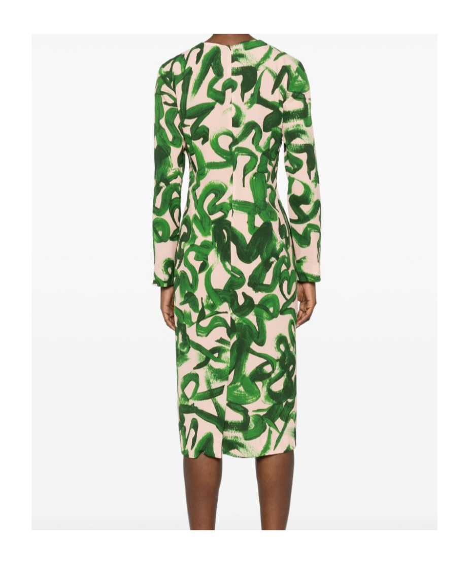 Dries Van Noten Printed Midi Dress