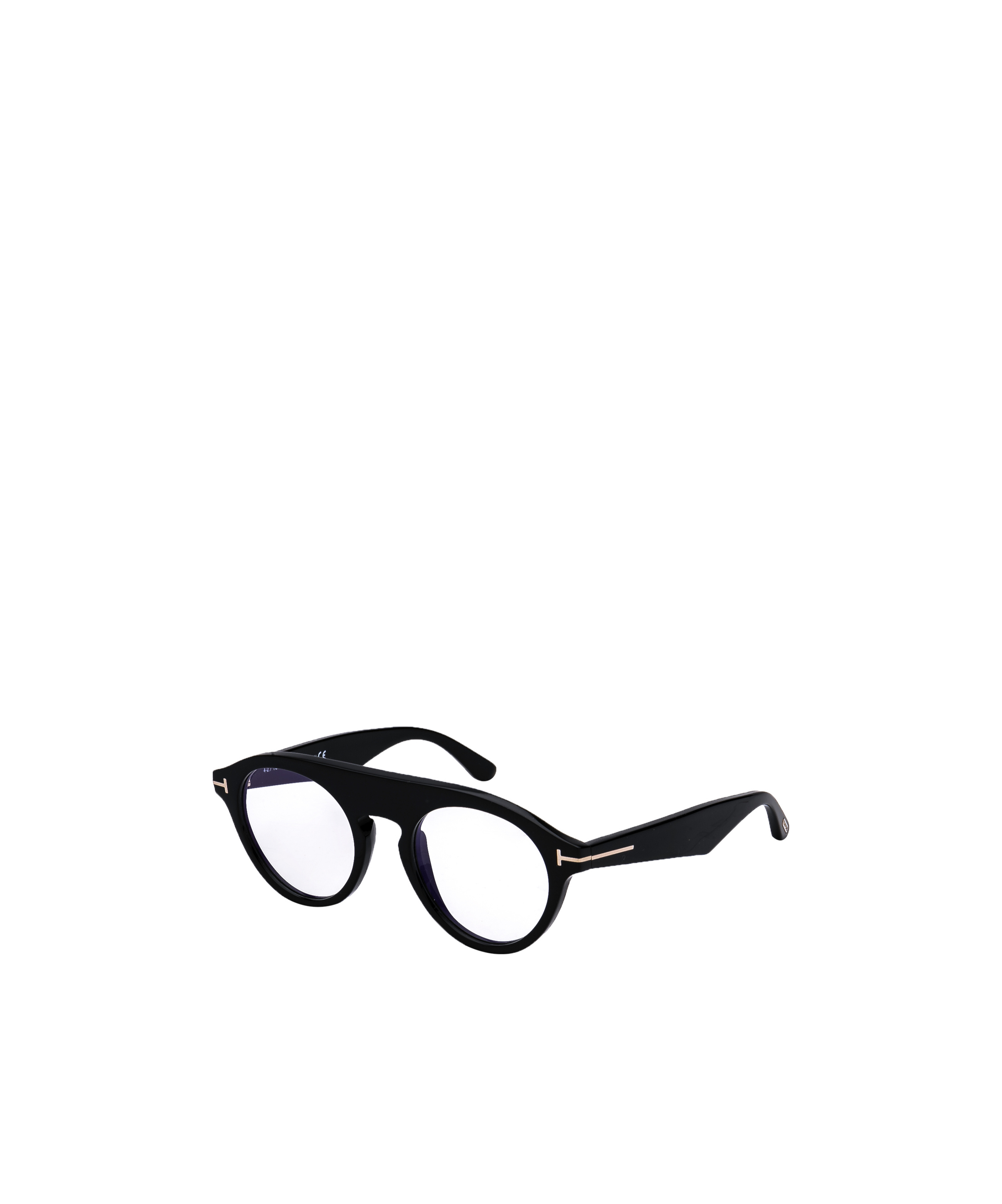 Tom Ford Geometric Frame Plain Mirror In Black