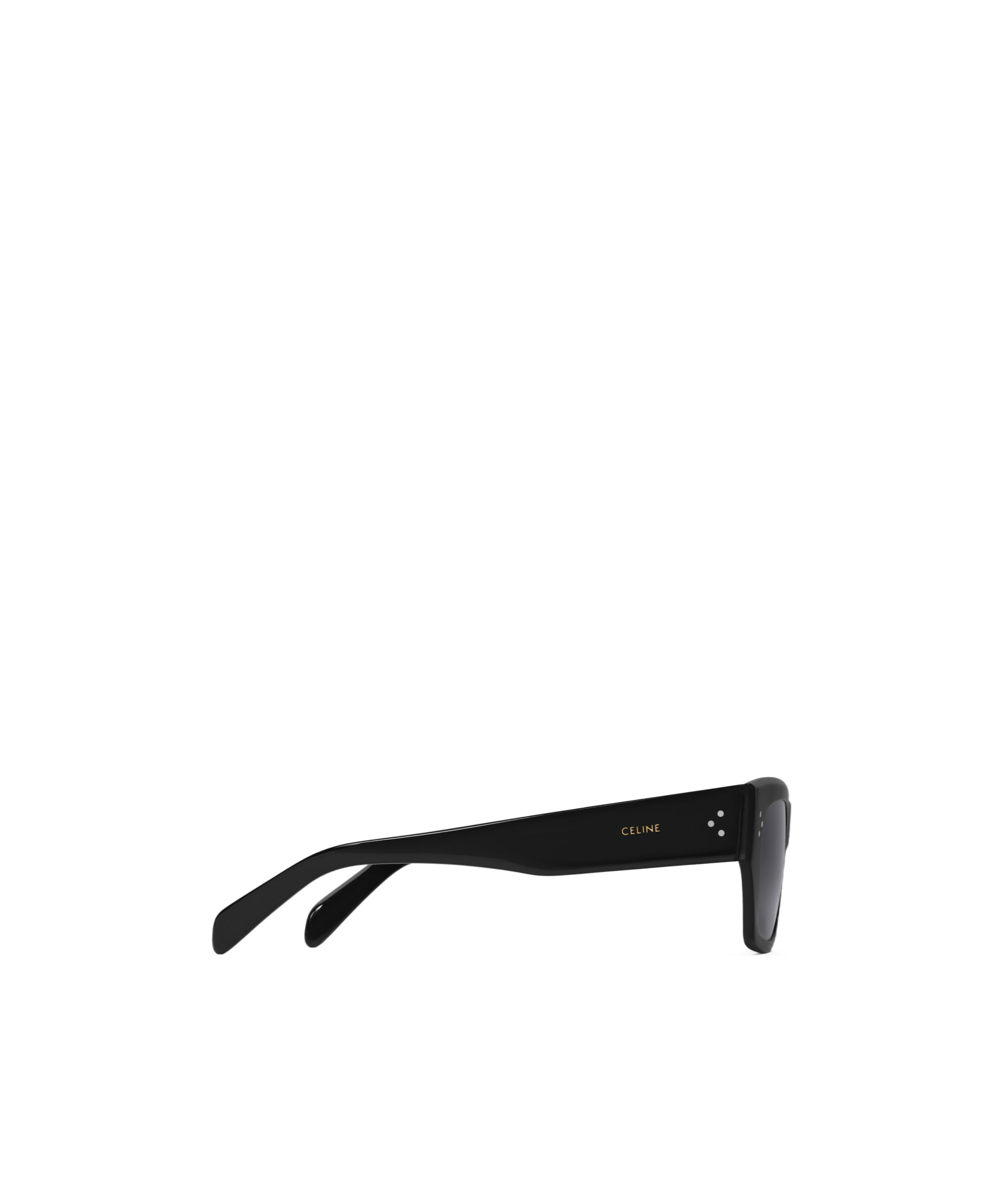 Celine Logo Flat Mirror In Gray