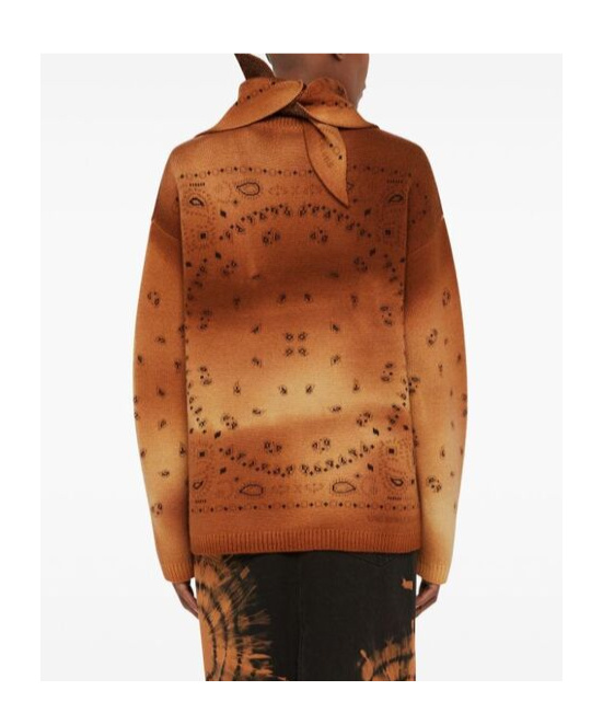 Alanui Hues Of The Desert Sweater In Brown