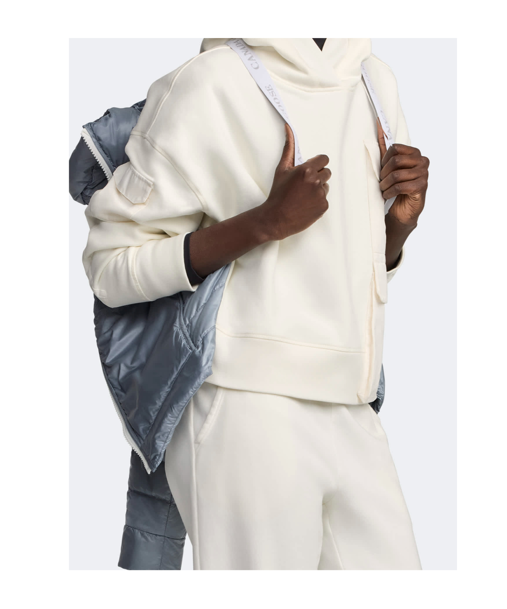 Shop Canada Goose Cypress Down Jacket In Gray