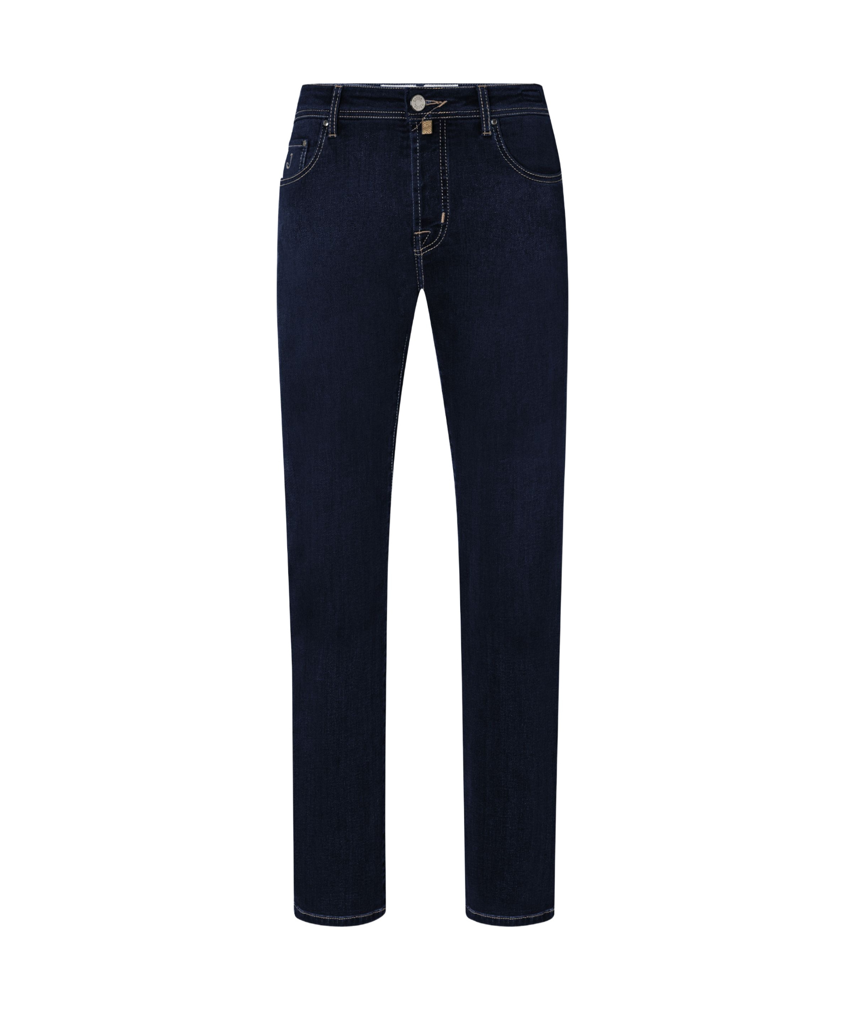Jacob Cohen Logo-patch Jeans In Black