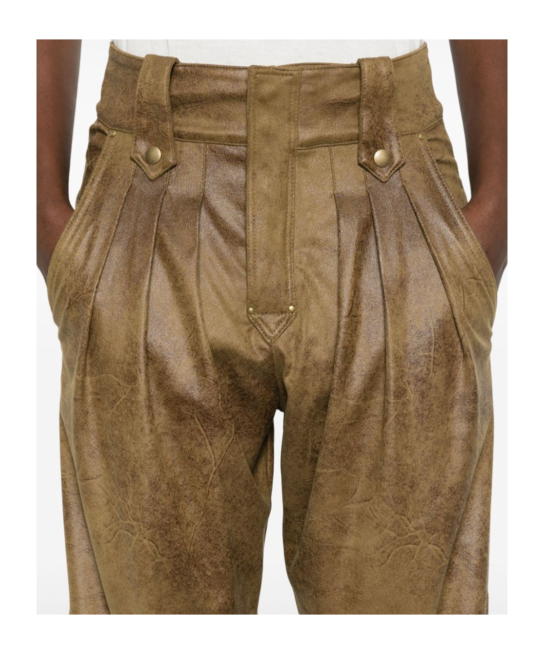 Isabel Marant Gwen Trousers In Brown