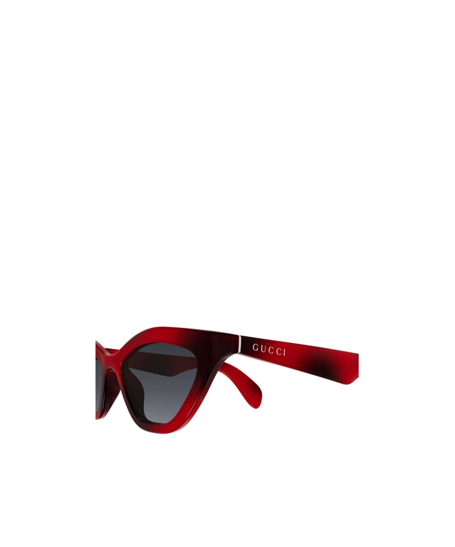 Gucci Geometric Frame Sunglasses In Brown