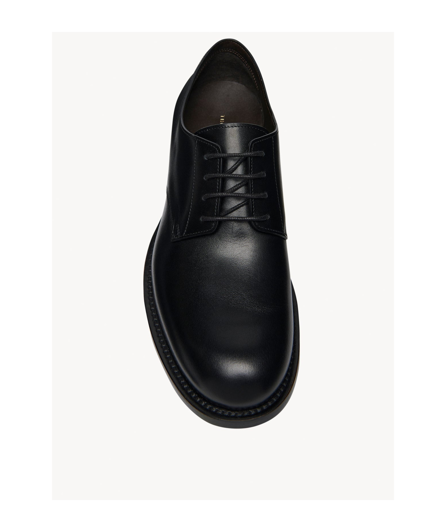 THE ROW NOVUS LEATHER DERBY SHOES