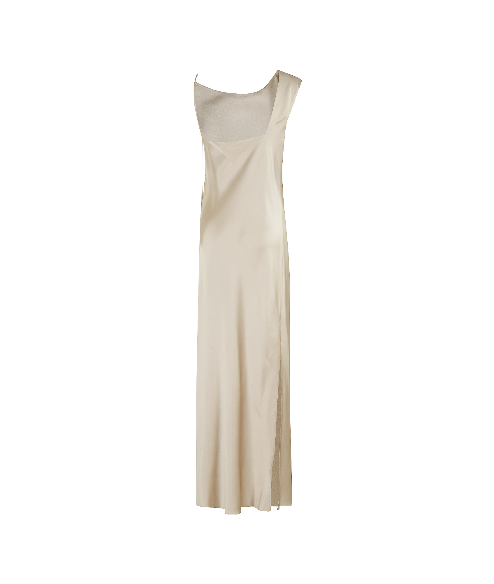 ALYSI ASYMMETRIC SATIN DRESS