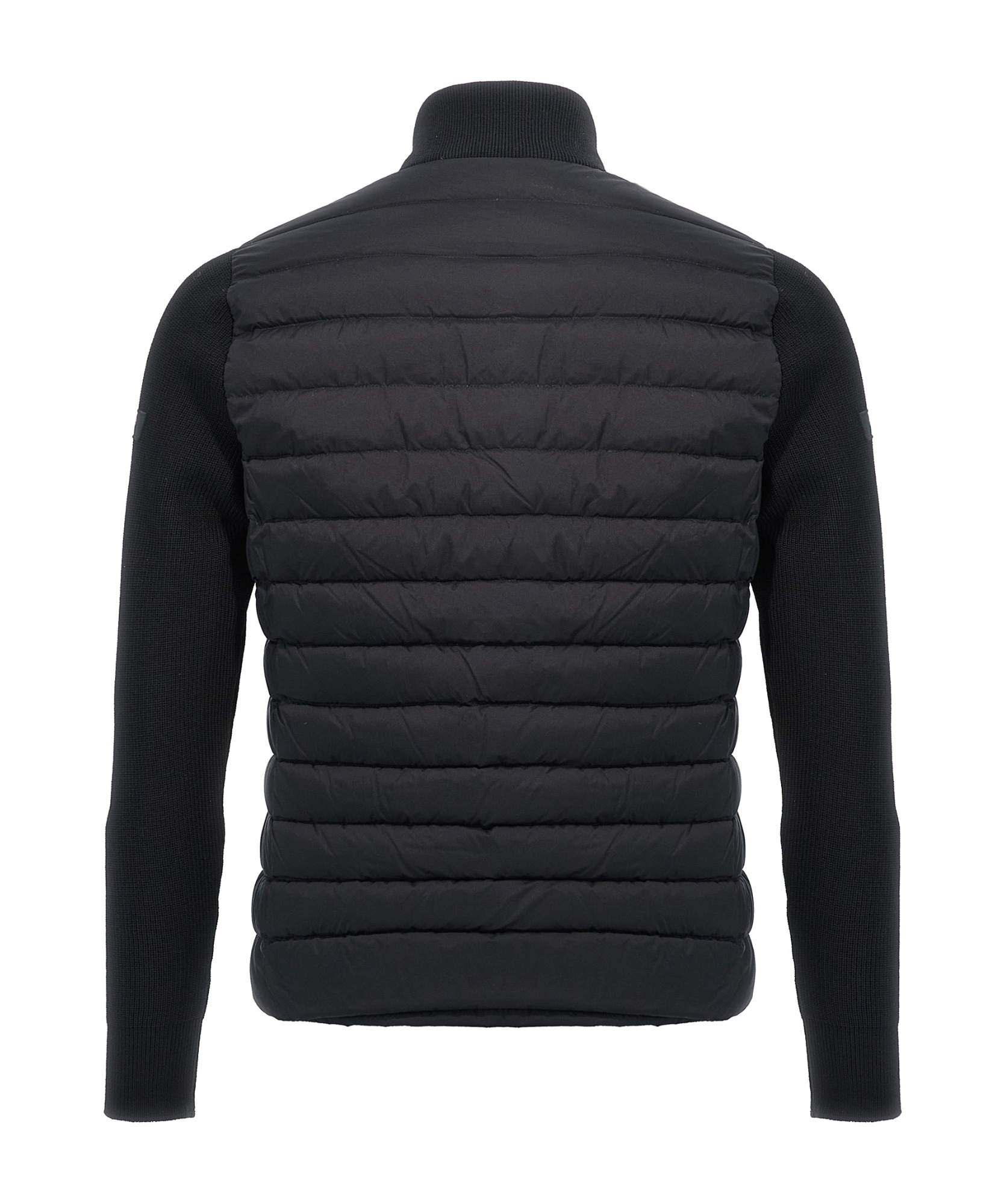 Tatras Padded Jacket With Ribbed Collar And Cuffs In Black