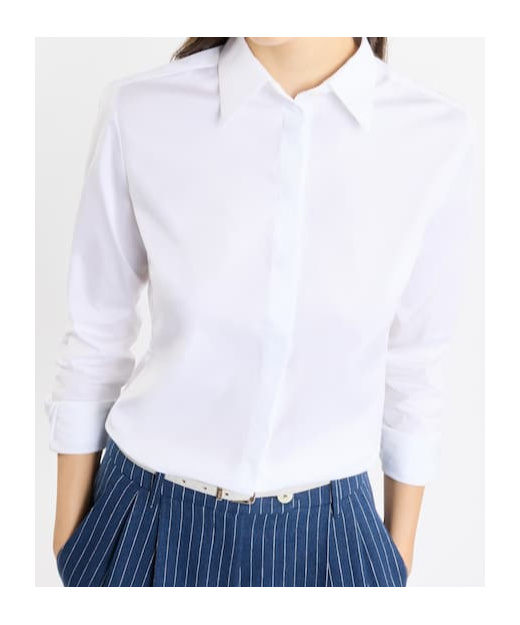 Fay Long-sleeved Shirt In White
