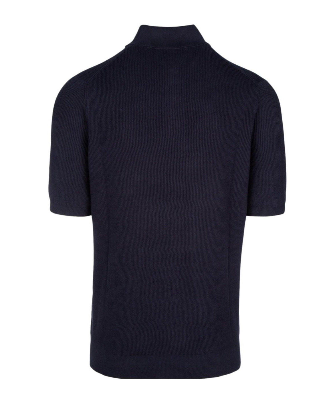 Brunello Cucinelli Short Sleeves Polo Collar Ribbed Cuffs In Black