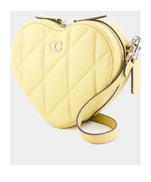 Coach Women's Heart Crossbody Bag In Yellow