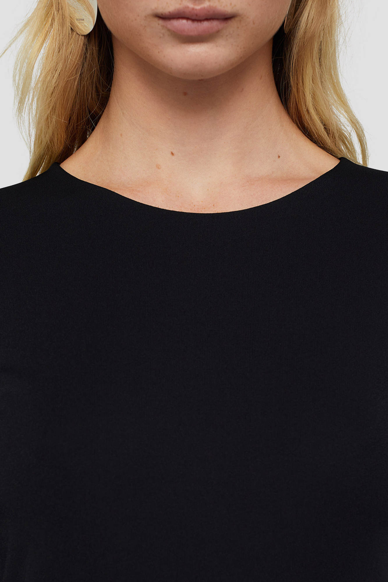 Jil Sander Long-sleeve Jersey T-shirt In Black