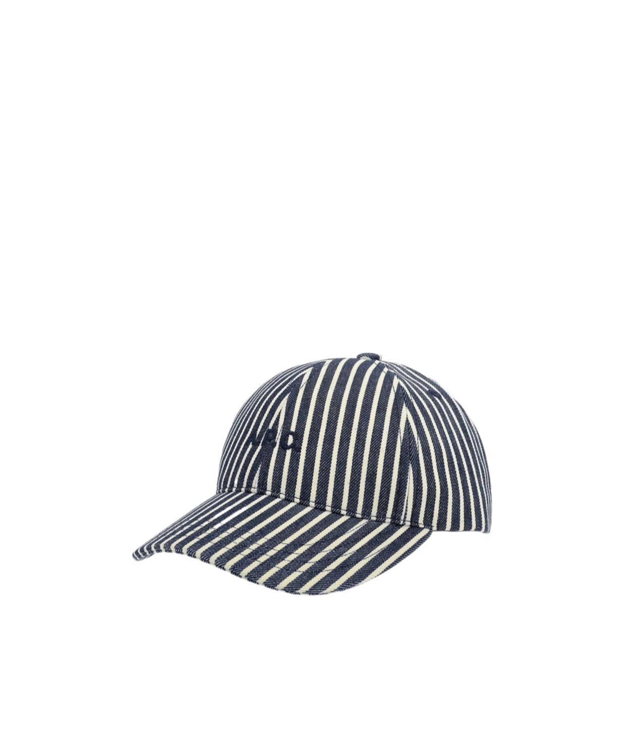 A.p.c. Charlie Cap In Dark Blue/white