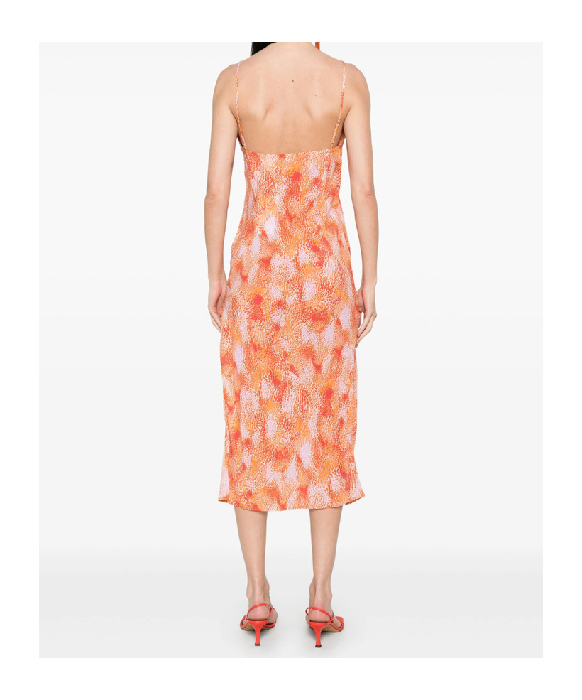 Iro Thin Shoulder Strap Dress In Pink