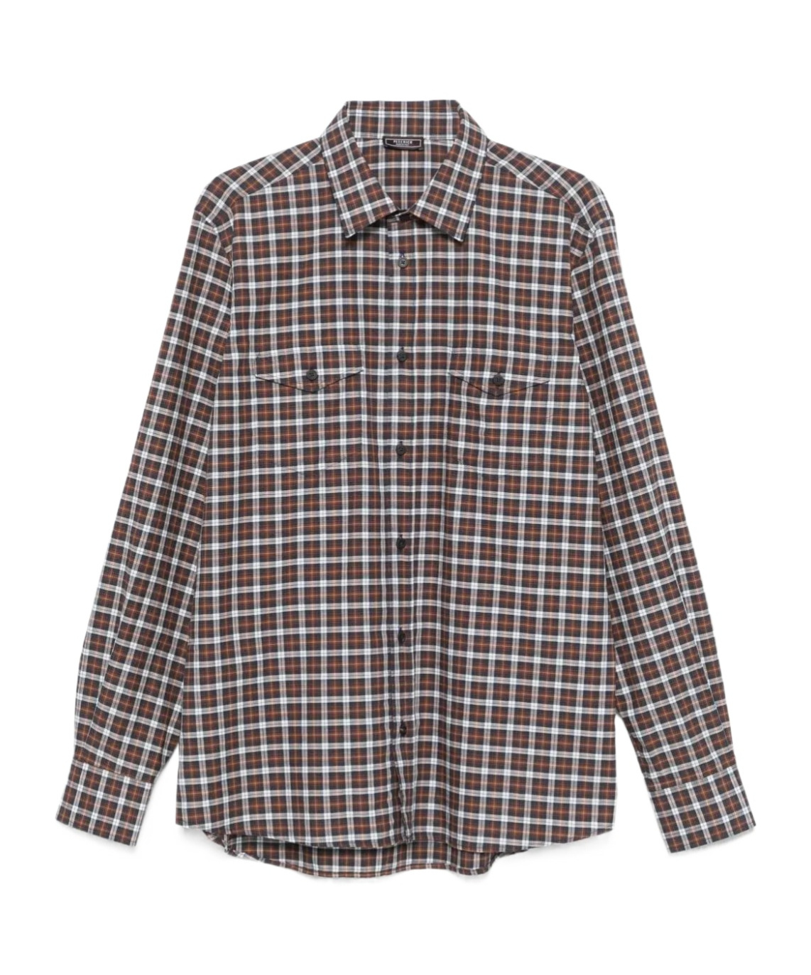 Peserico Check Pattern Shirt In Multi