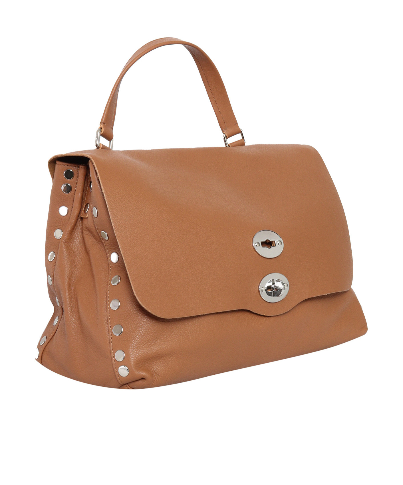 Shop Zanellato Flip Shoulder Bag In Brown