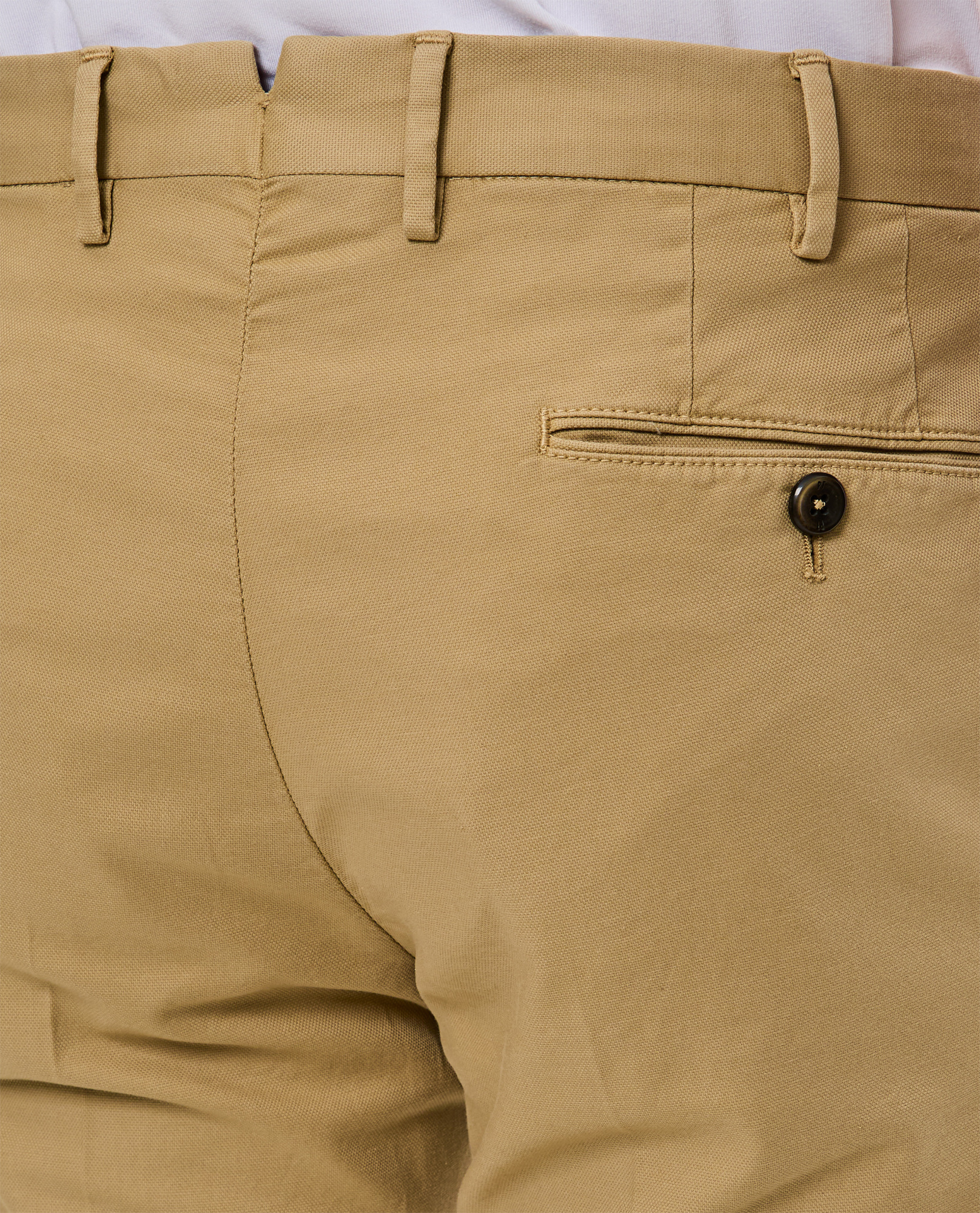 Pt01 Casual Pants With Belt Loops In Brown