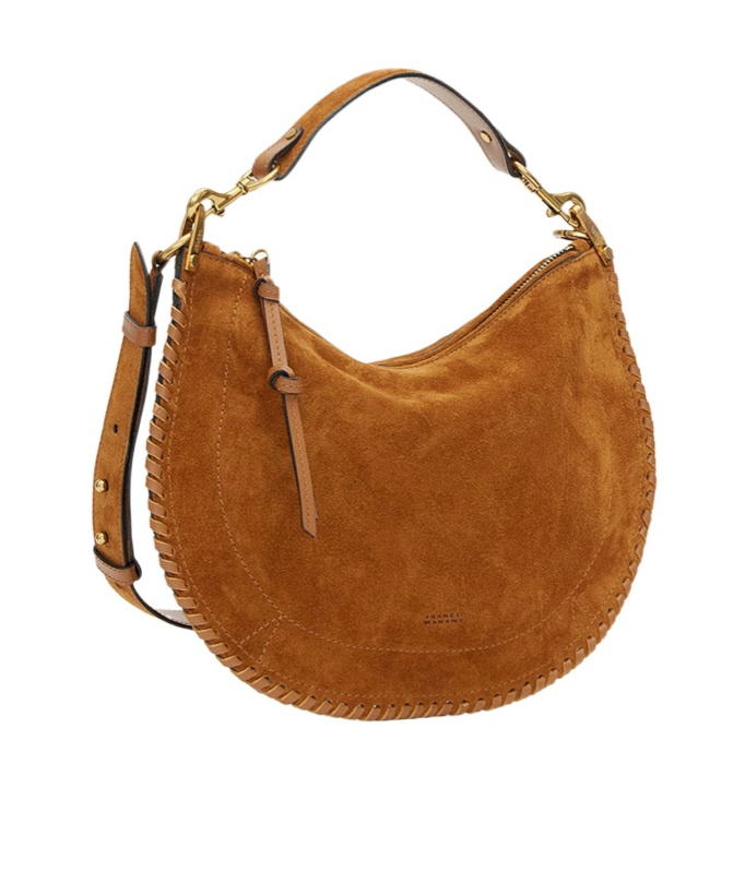 Isabel Marant Oskan Soft Zipper Bag In Brown