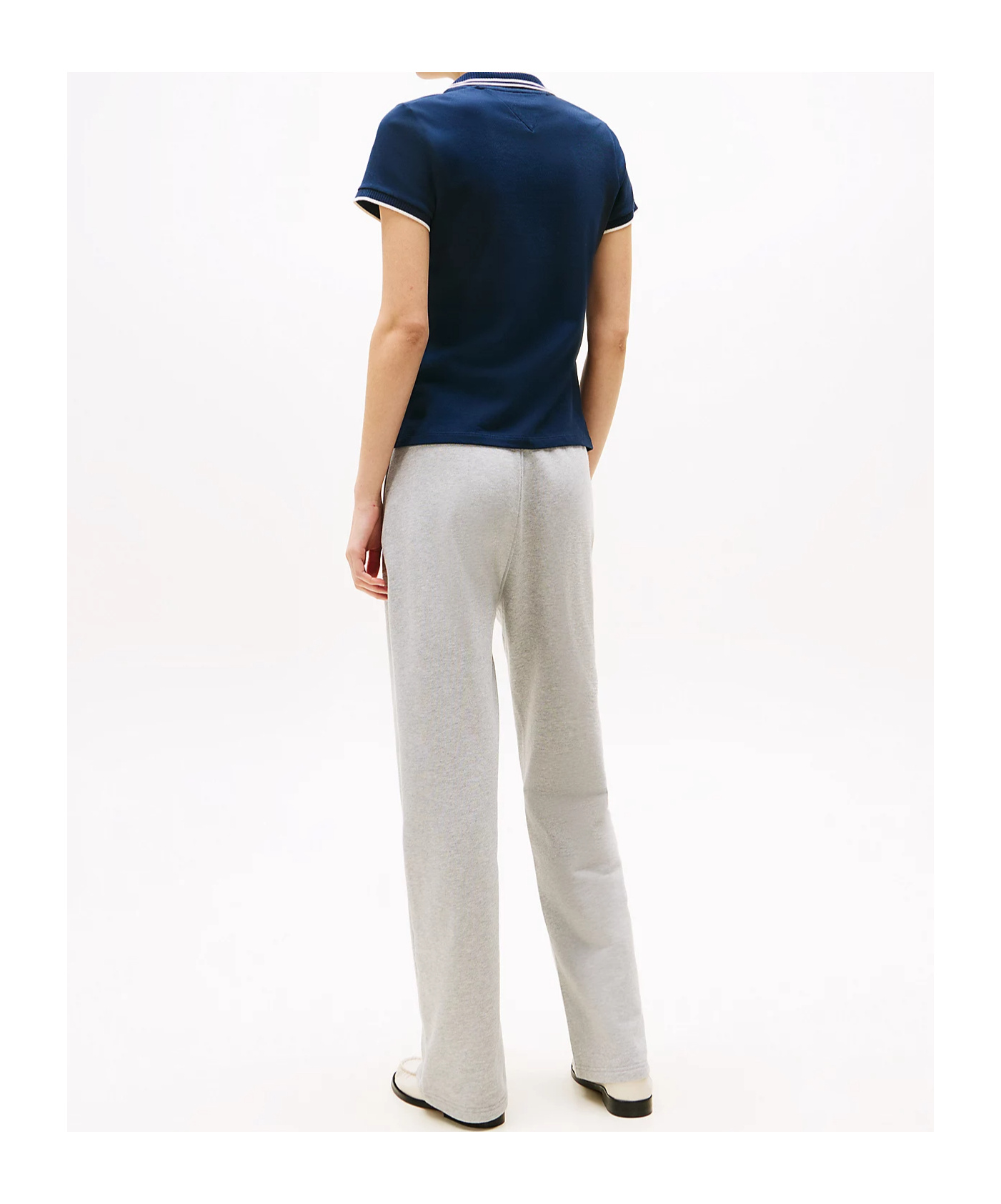 Tommy Hilfiger Feminine Sporty Slim Polo Clothing In Blue