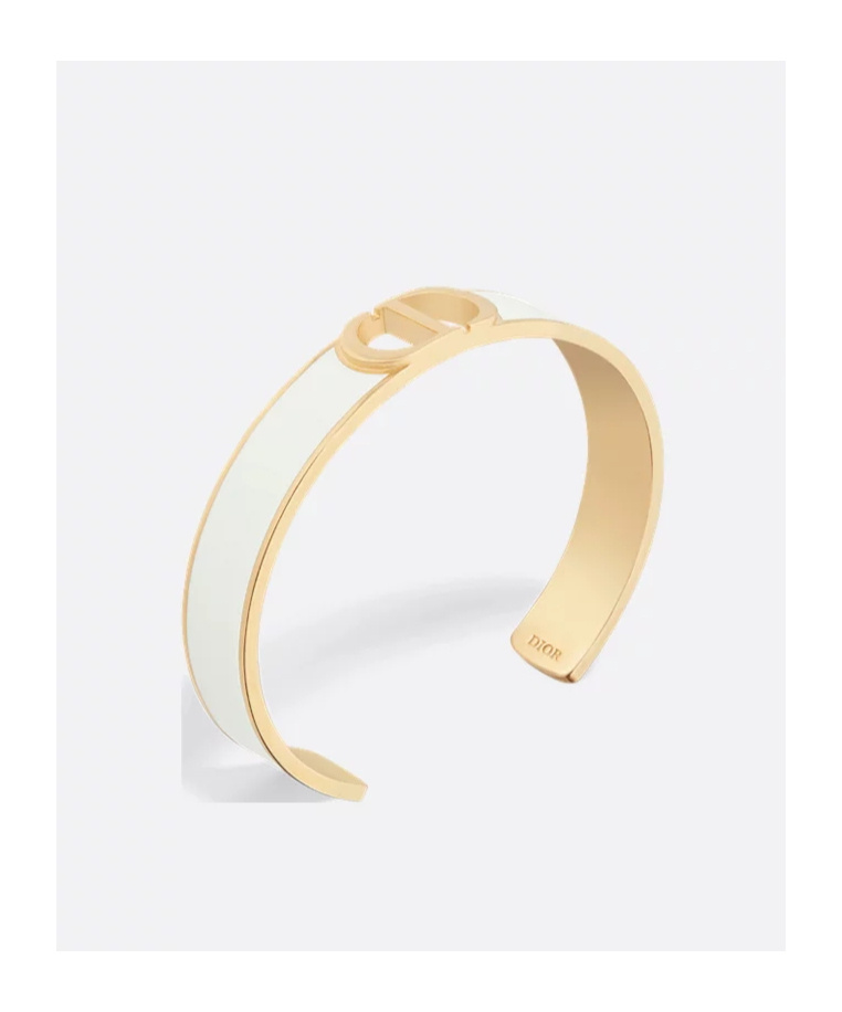 Dior 30 Montaigne Thin Bangle In Yellow