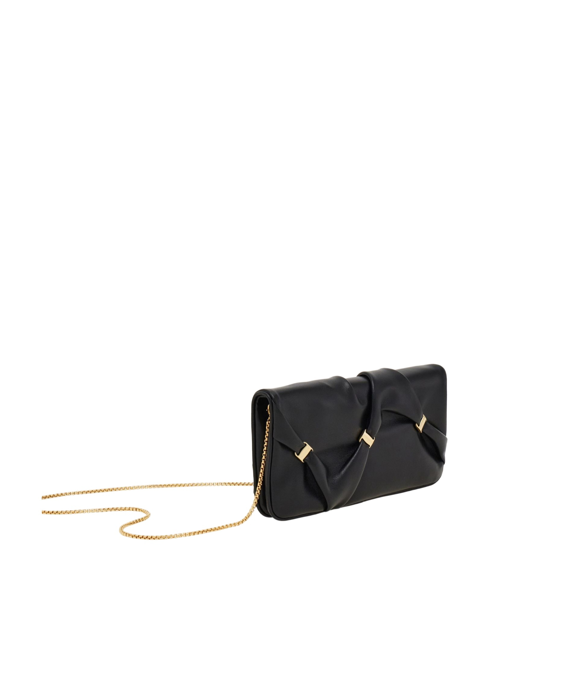 Ferragamo Twisted-detail Wallet-on-chain