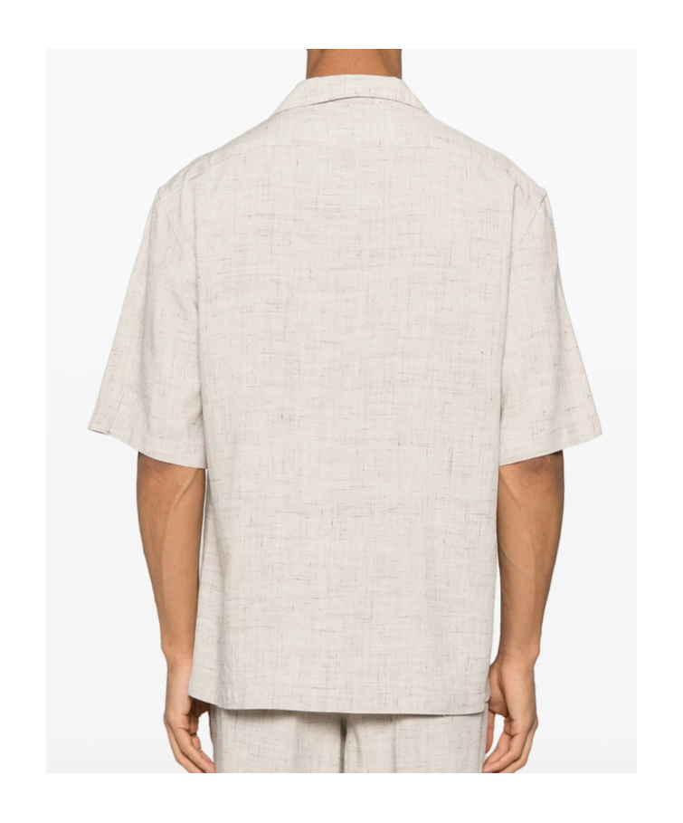 Shop Barena Venezia Short Sleeve Shirt In White