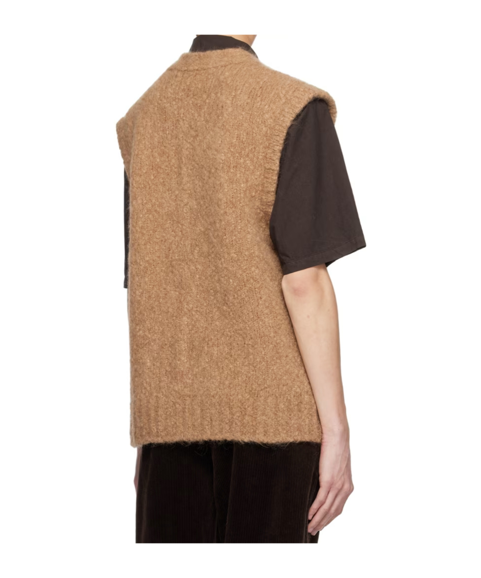 Norse Projects Brown August Vest In Nude