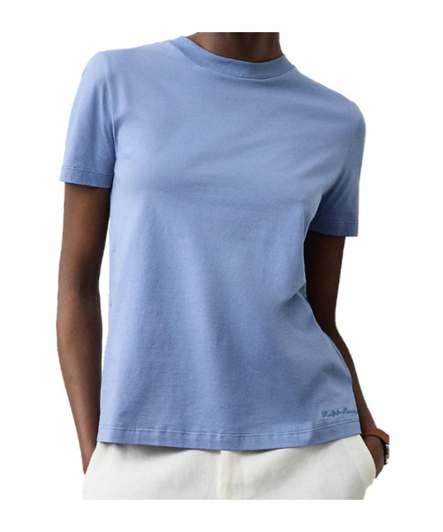 Ralph Lauren Crew-neck Short-sleeve T-shirt In Blue