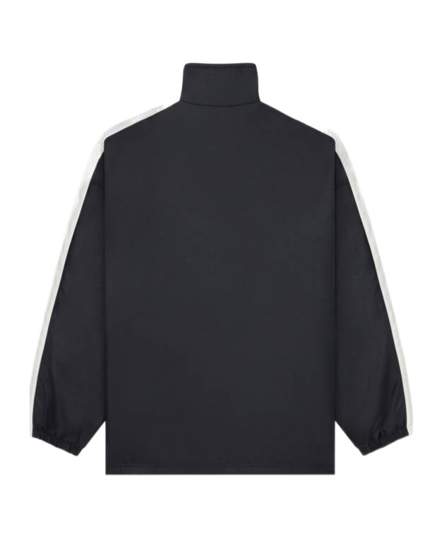Kenzo Long-sleeved Casual Jacket With Standing Collar In Black