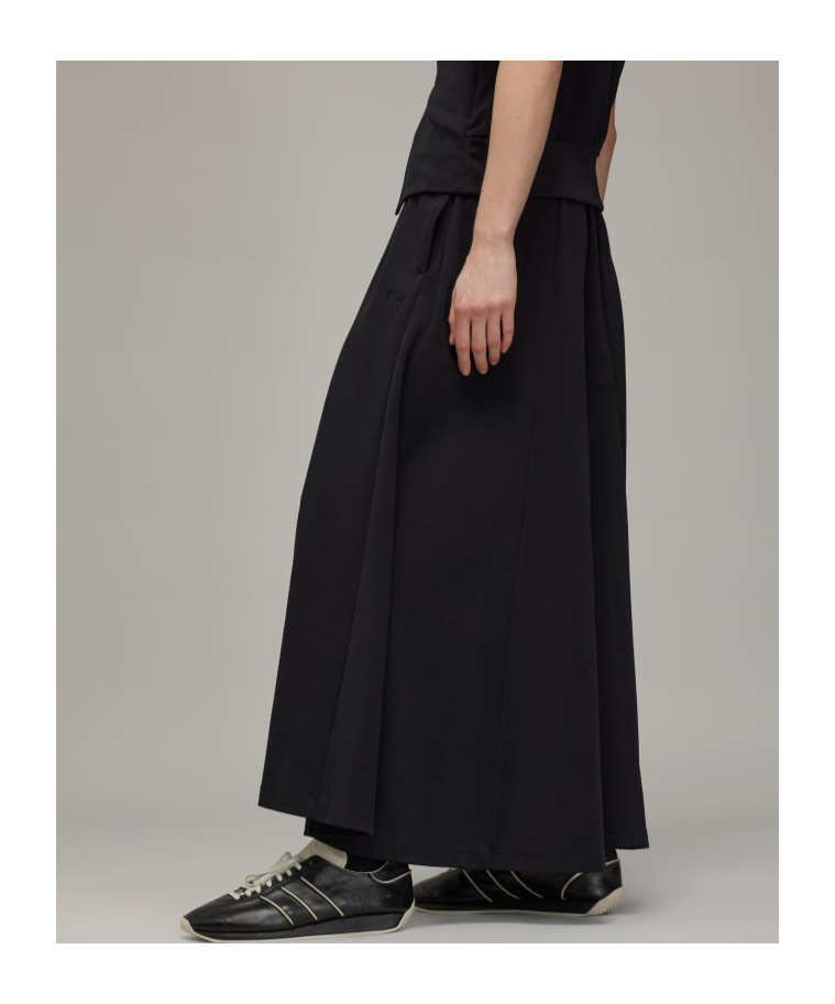 Y-3 Y 3 'y 3 Rayon Twill Wide' Pants In Black