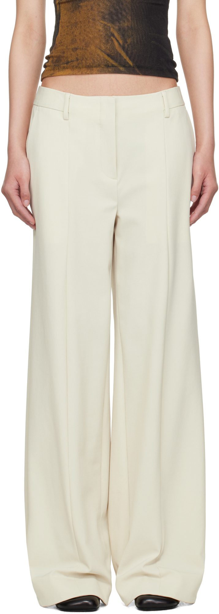 Jean Paul Gaultier Stretch Nylon Twill Trousers