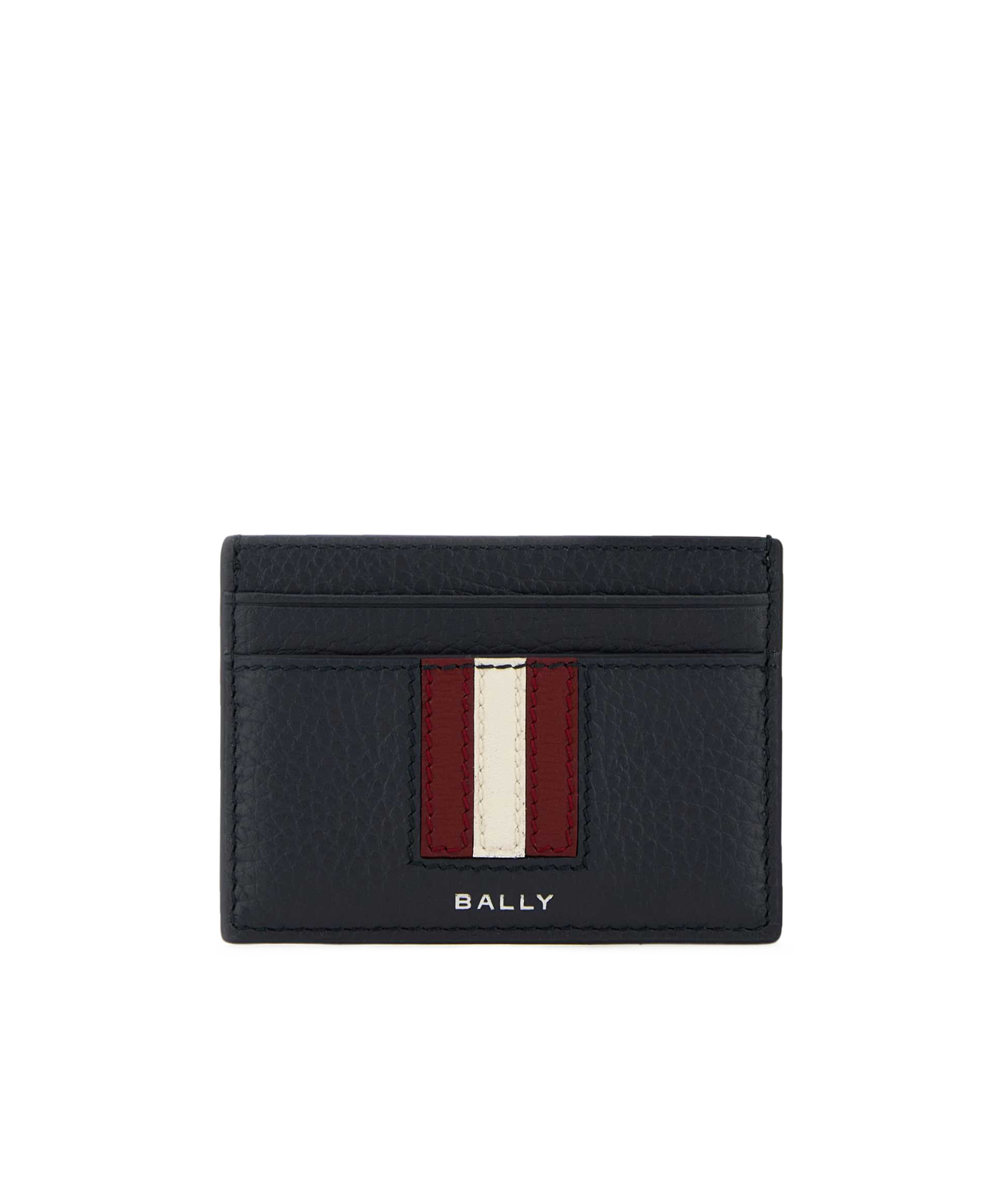 Bally Thar Leather Card Holder In Black
