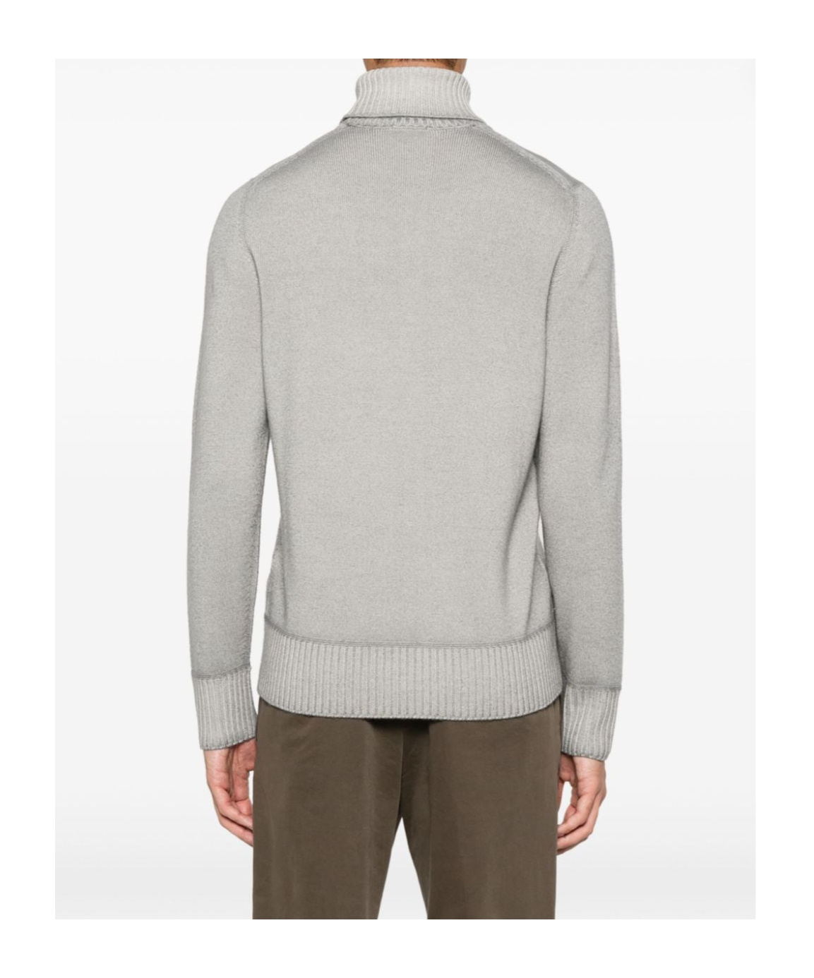 Drumohr Turtleneck Sweater In Gray