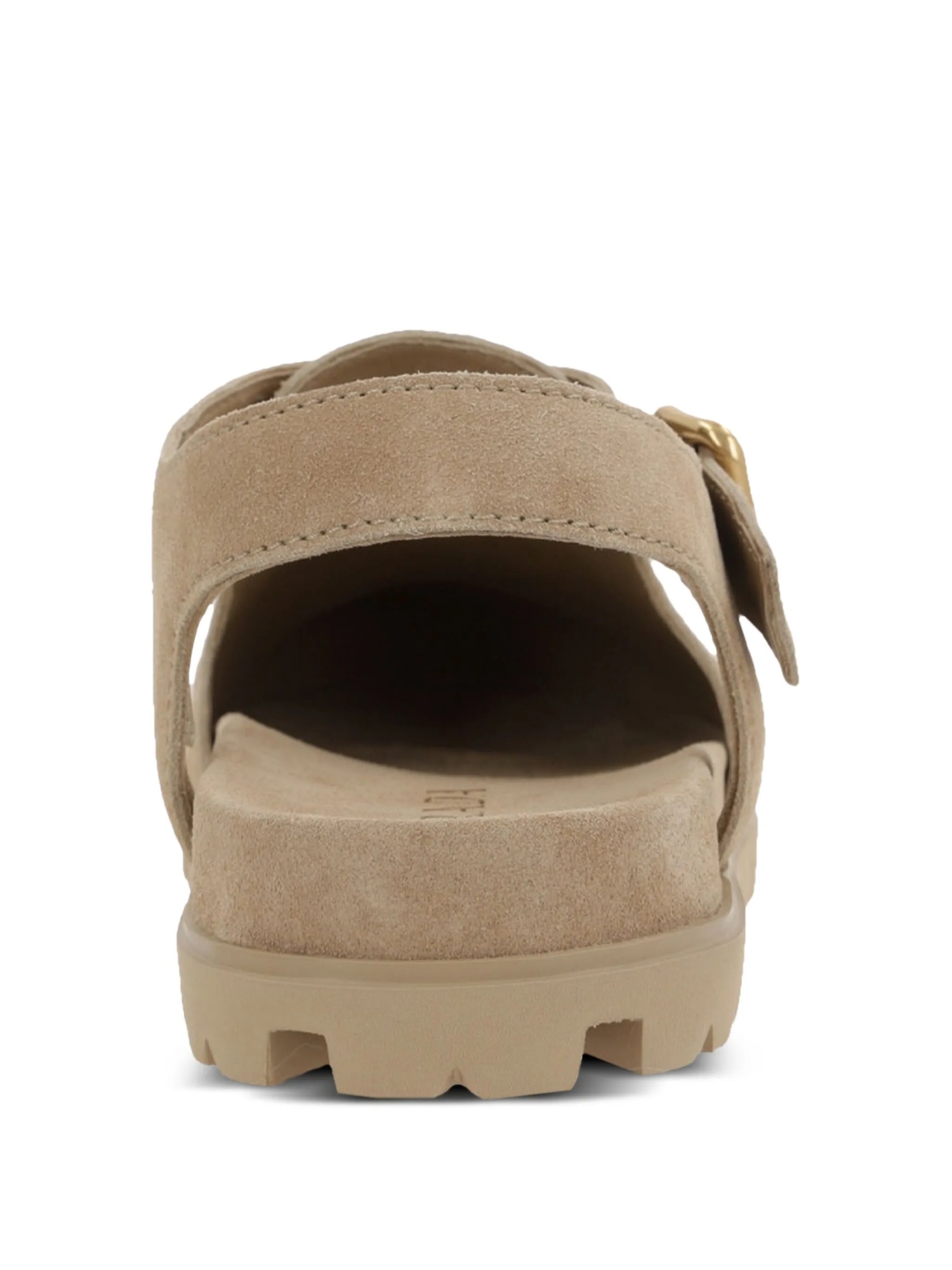 Prada Suede Sandals In Brown