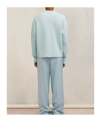 AMI ALEXANDRE MATTIUSSI AMI PARIS AMI DE COEUR CREWNECK LONG-SLEEVED JUMPER