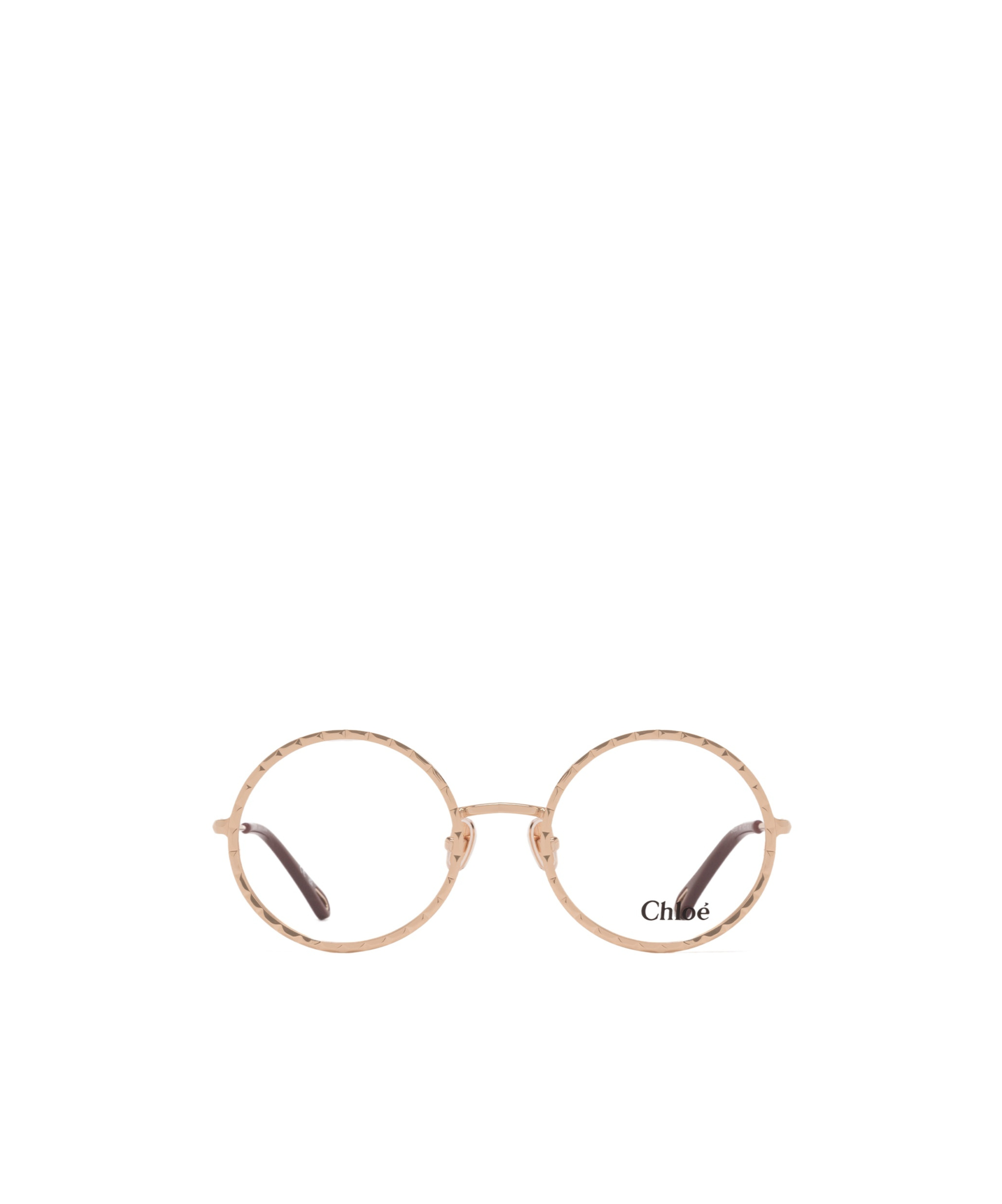 Chloé Round-frame Glasses In Nude